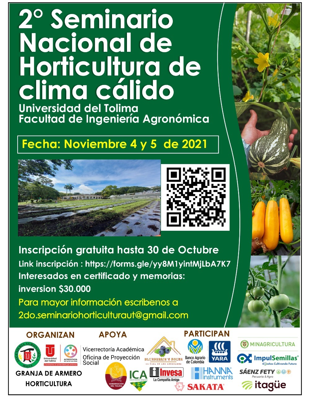Seminario Nacional de Horticultura de Clima Cálido